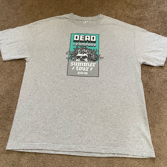 AWESOME “DEAD & COMPANY” SUMMER TOUR 2018 USA GRATEFUL DEAD T-SHIRT SIZE XL GUC! - Picture 2 of 10